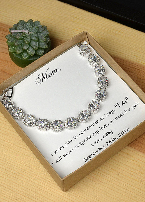 Mother Of The Bride And Groom Gift Ideas
 Wedding braceletMother of the Bride Gift Personalized
