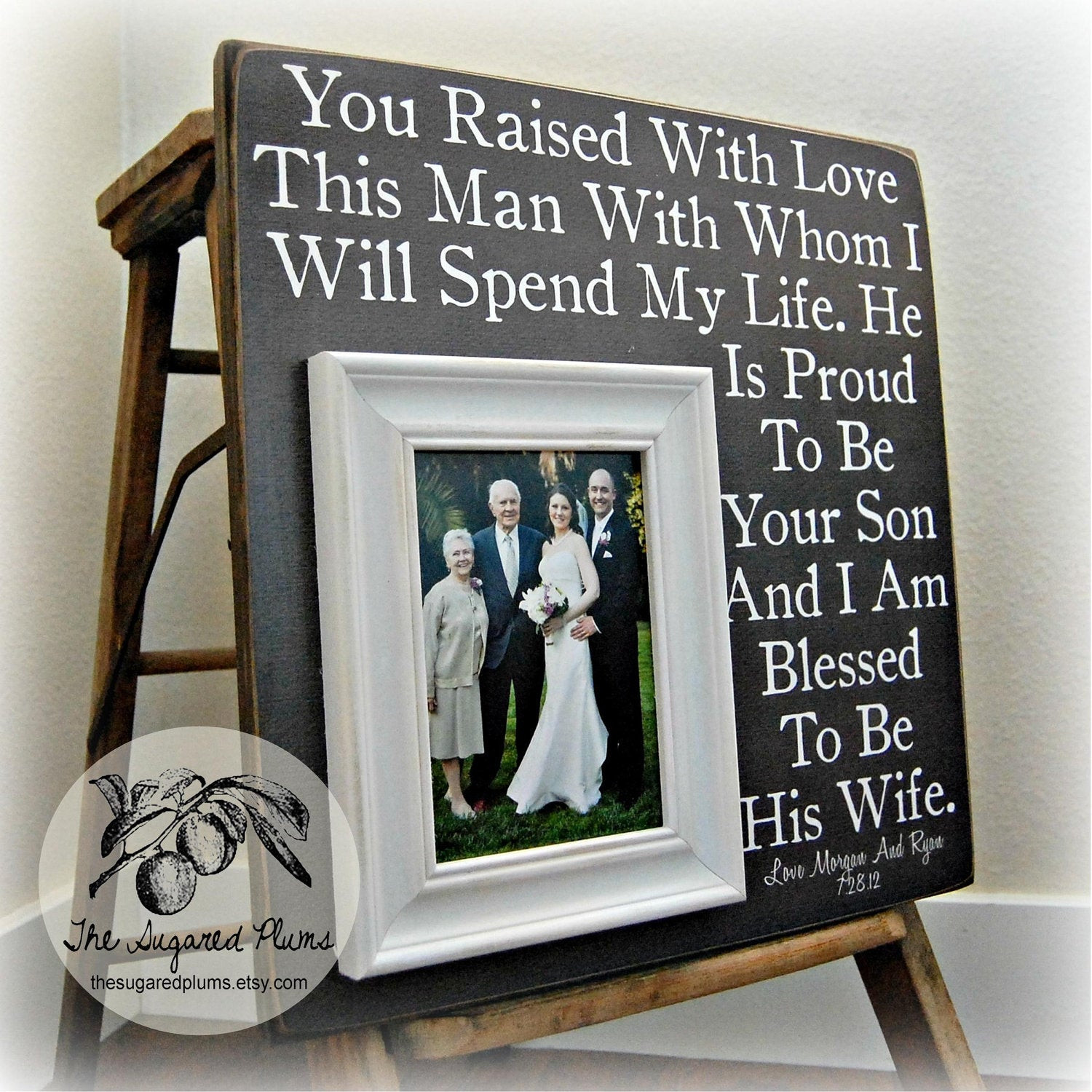 Mother Of The Groom Gift Ideas From Bride
 Parents of the Groom Gift Mother of the Groom by