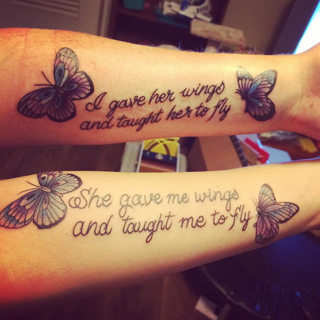 Mother Quote Tattoos
 31 Beautifully Mother Daughter Tattoo Ideas