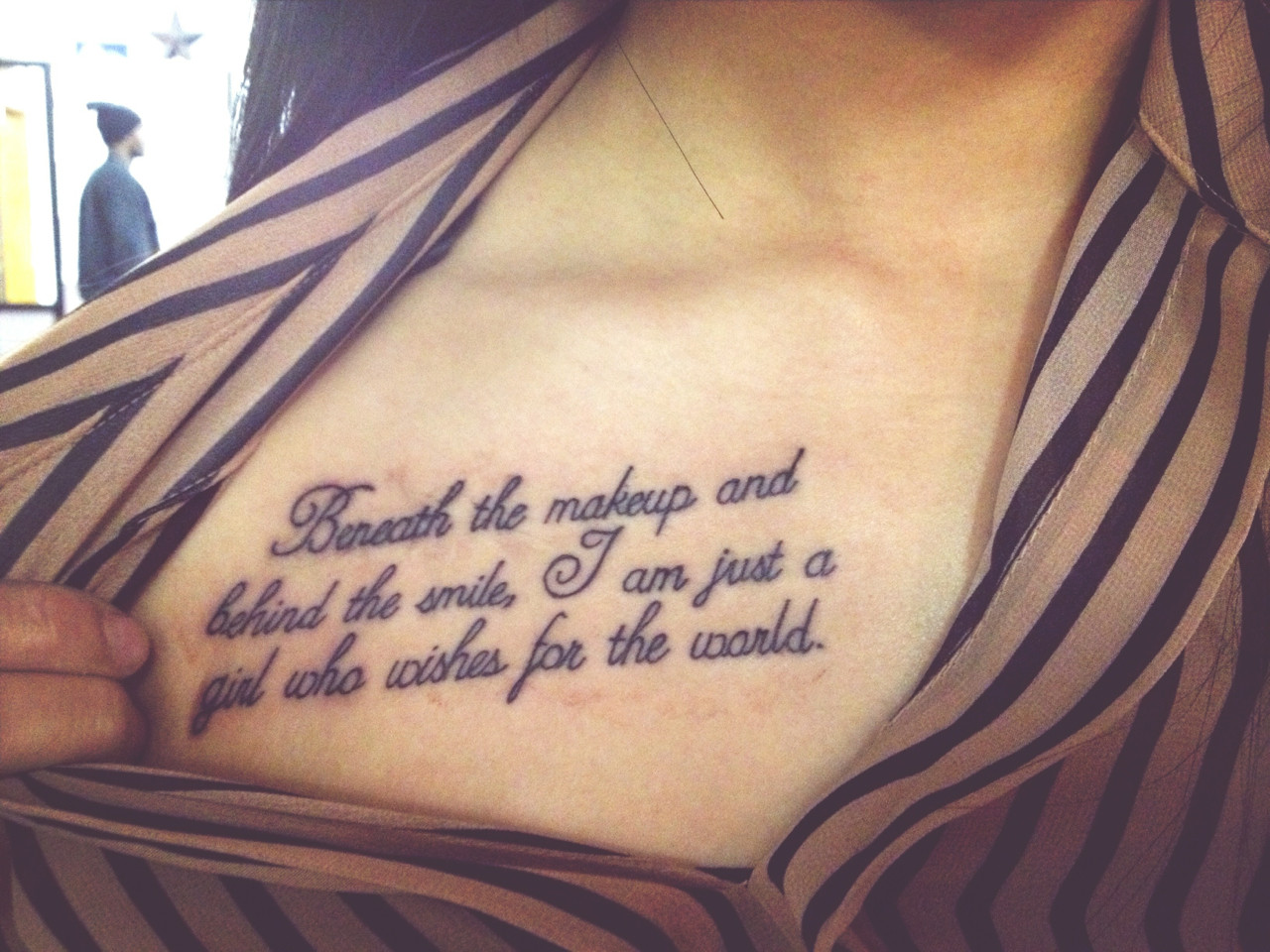 Mother Quote Tattoos
 Quote Tattoo from mother