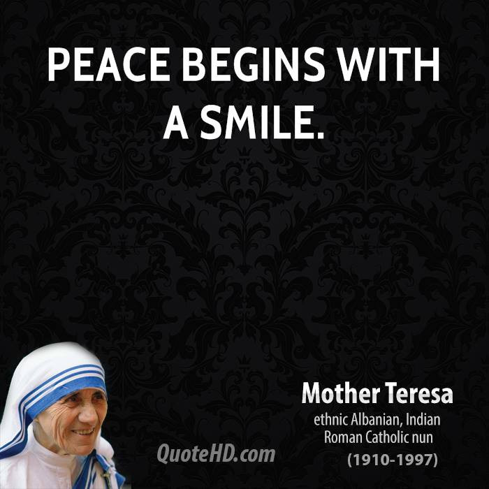 Mother Teresa Peace Quotes
 Mother Teresa Quotes About Peace QuotesGram