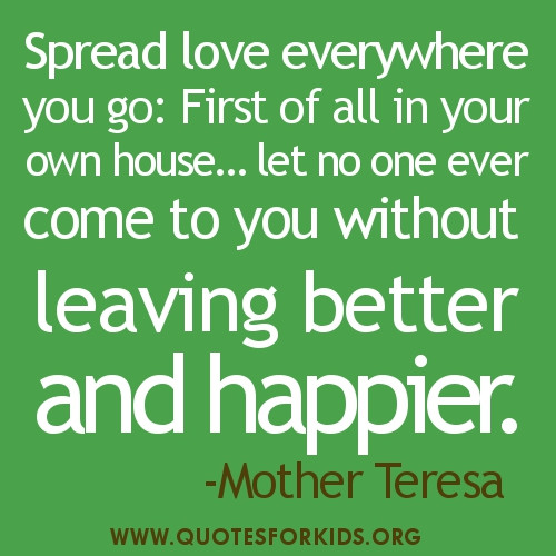 Mother Teresa Quotes Kindness
 Mother Teresa Kindness Quotes QuotesGram