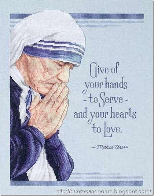 Mother Teresa Quotes On Service
 38 best images about mother Teresa on Pinterest