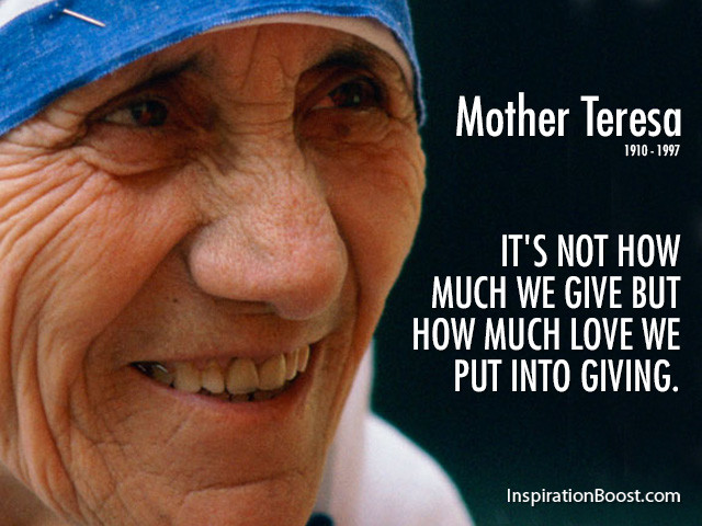 Mother Teresa Quotes On Service
 Mother Teresa Quotes Love QuotesGram
