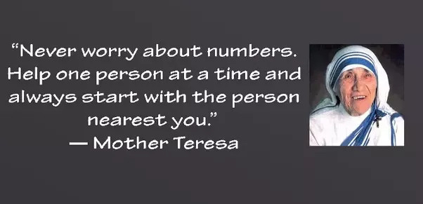 Mother Teresa Quotes On Service
 What is so great about Mother Teresa Quora