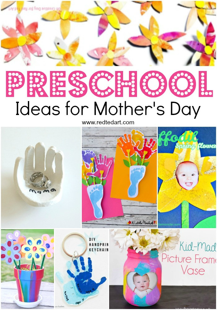 Mother'S Day Art And Craft Ideas For Preschoolers
 Mother s Day Crafts for Preschoolers Red Ted Art
