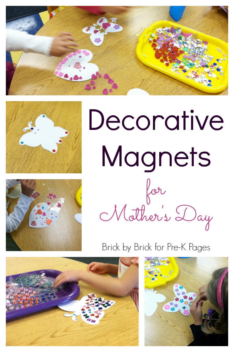 Mother's Day Craft For Preschoolers
 Decorative Magnet Gift for Mother s Day Pre K Pages
