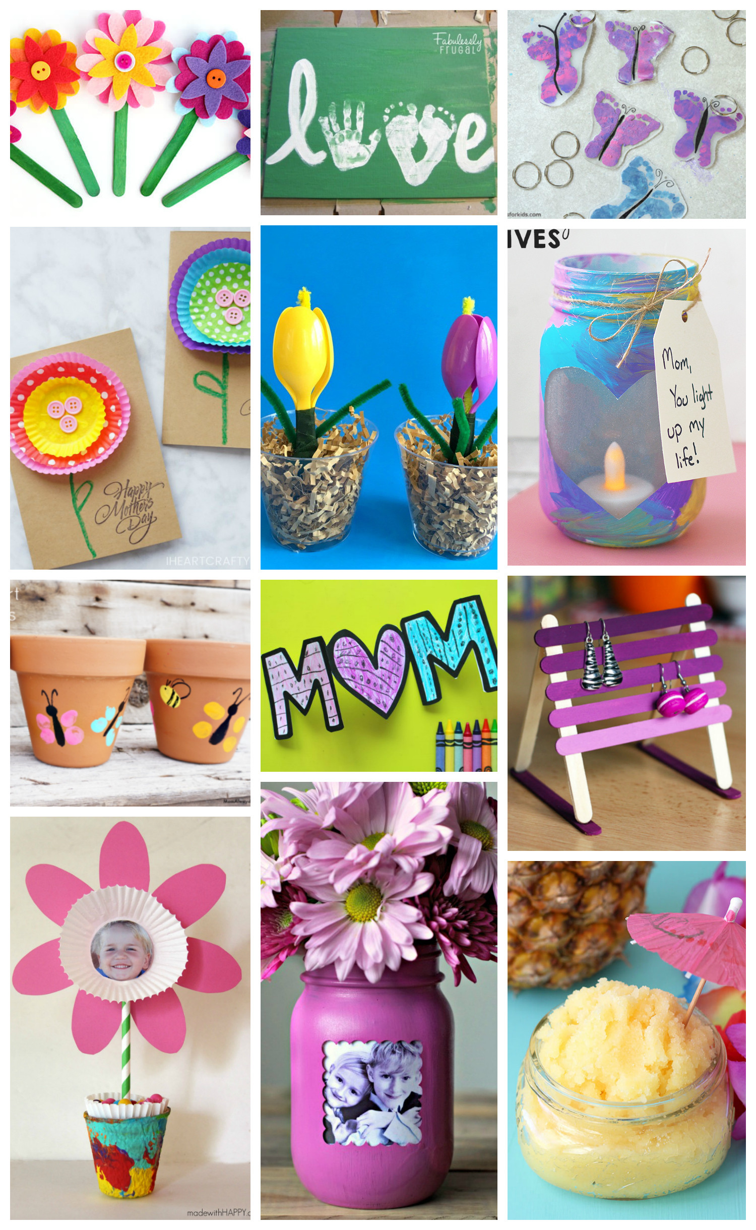 Mother's Day Craft For Preschoolers
 Easy Mother s Day Crafts for Kids Happiness is Homemade