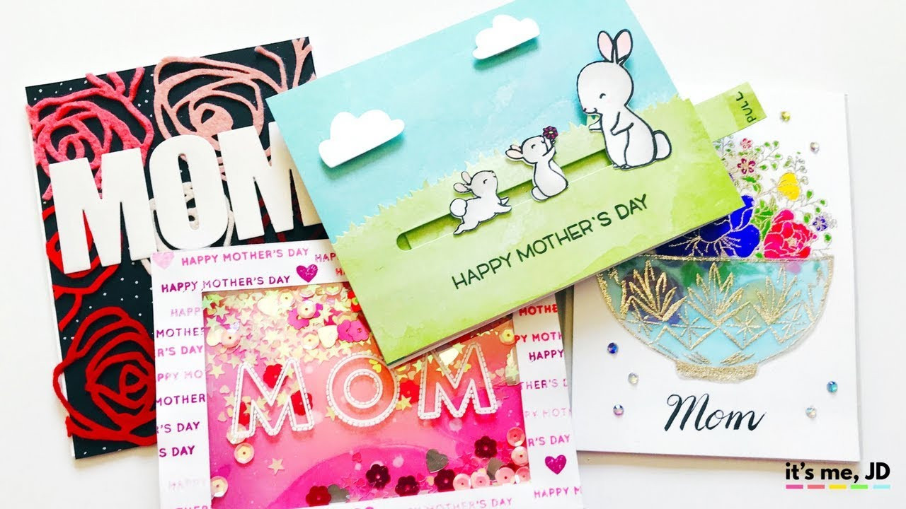 Mother'S Day Gift Card Ideas
 4 EASY IDEAS FOR HANDMADE MOTHER S DAY CARDS
