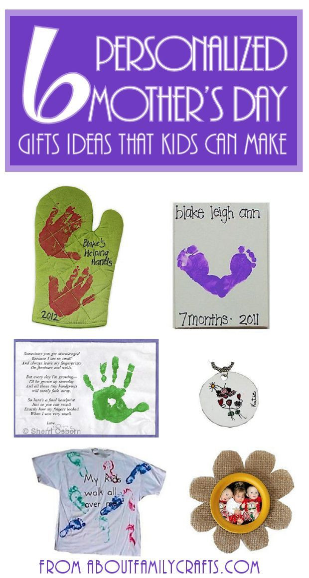 Mother'S Day Gift Ideas For Toddlers To Make
 6 Mother’s Day Gifts for Kids to Make e or all of