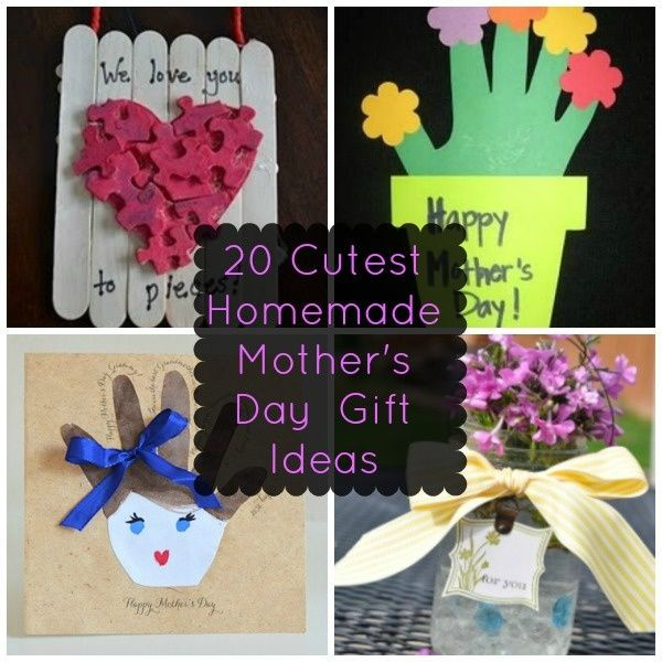 Mother'S Day Gift Ideas To Make At Home
 20 of the Cutest Homemade Mother s Day Gift Ideas