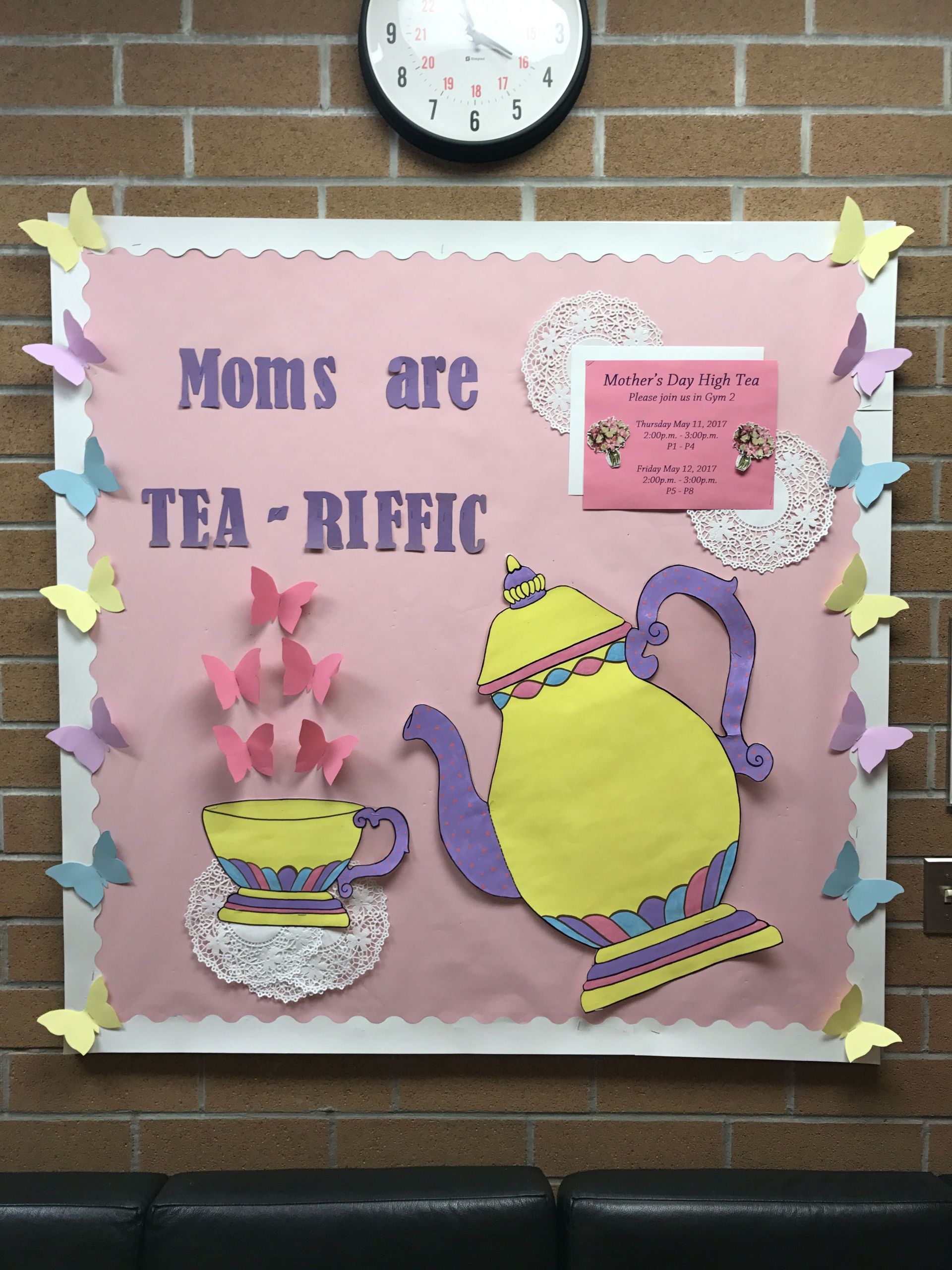 Mother'S Day Tea Party Ideas For Preschoolers
 Mother s Day Bulletin Board RHMS elementary