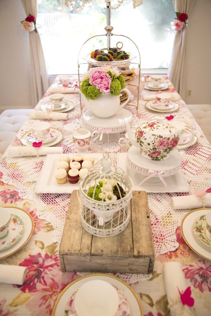 Mother'S Day Tea Party Ideas
 Kara s Party Ideas Colorful Tea Party