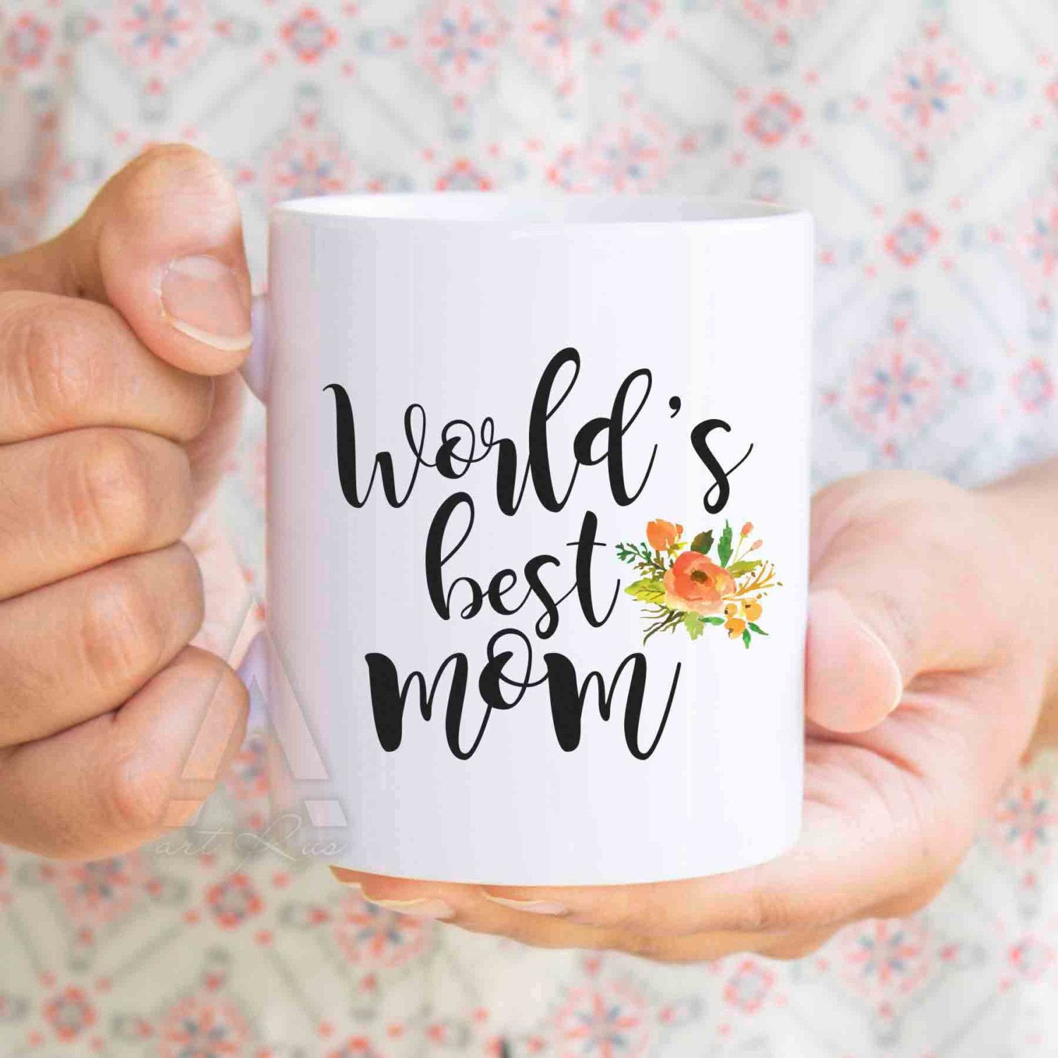 Mothers Birthday Gift Ideas
 Christmas ts for mom "World s best mom" coffee mug mom