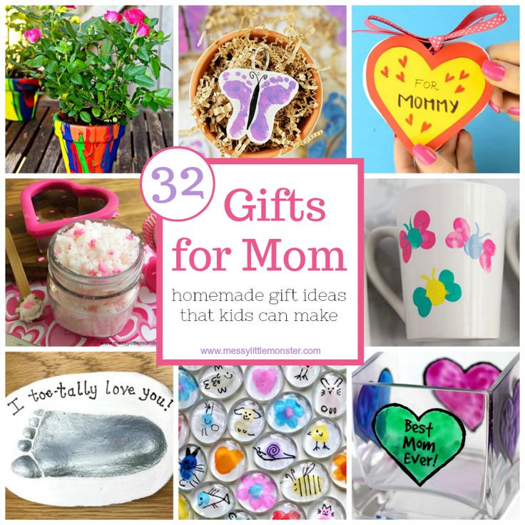 Mothers Birthday Gift Ideas
 Gifts for Mom from Kids – homemade t ideas that kids