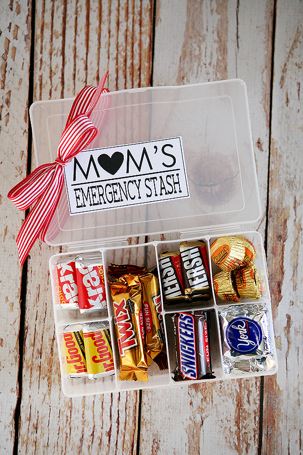 Mothers Birthday Gift Ideas
 Mom’s Emergency Stash – Edible Crafts
