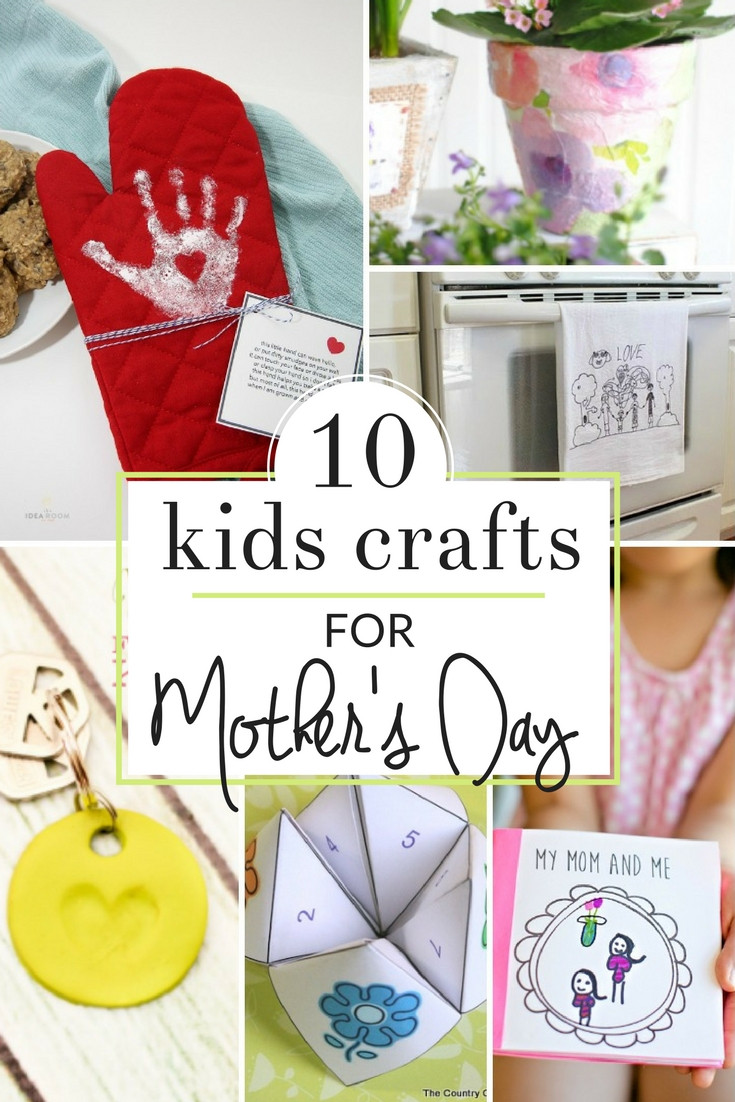Mothers Day Gift Ideas For Kids To Make
 Homemade Mother s Day Gifts from Kids The Crazy Craft Lady