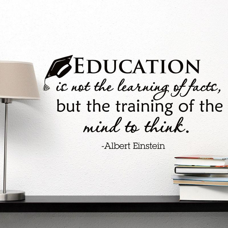 Motivational Education Quote
 Education Is Not The Learning Facts Quote