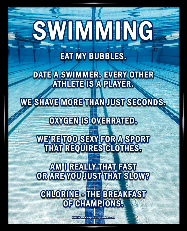 Motivational Quotes For Swimming
 Swimming Quotes For Posters QuotesGram