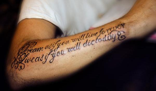Motivational Quotes Tattoos
 25 Meaningful Tattoos For Men Which Are Inspirational