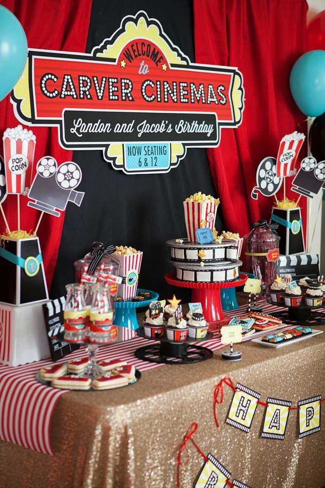 Movie Theatre Birthday Party
 Hollywood Movie Birthday Party Ideas