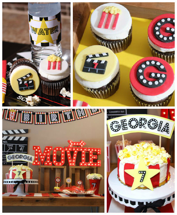 Movie Theatre Birthday Party
 Kara s Party Ideas Movie Theatre Birthday Party