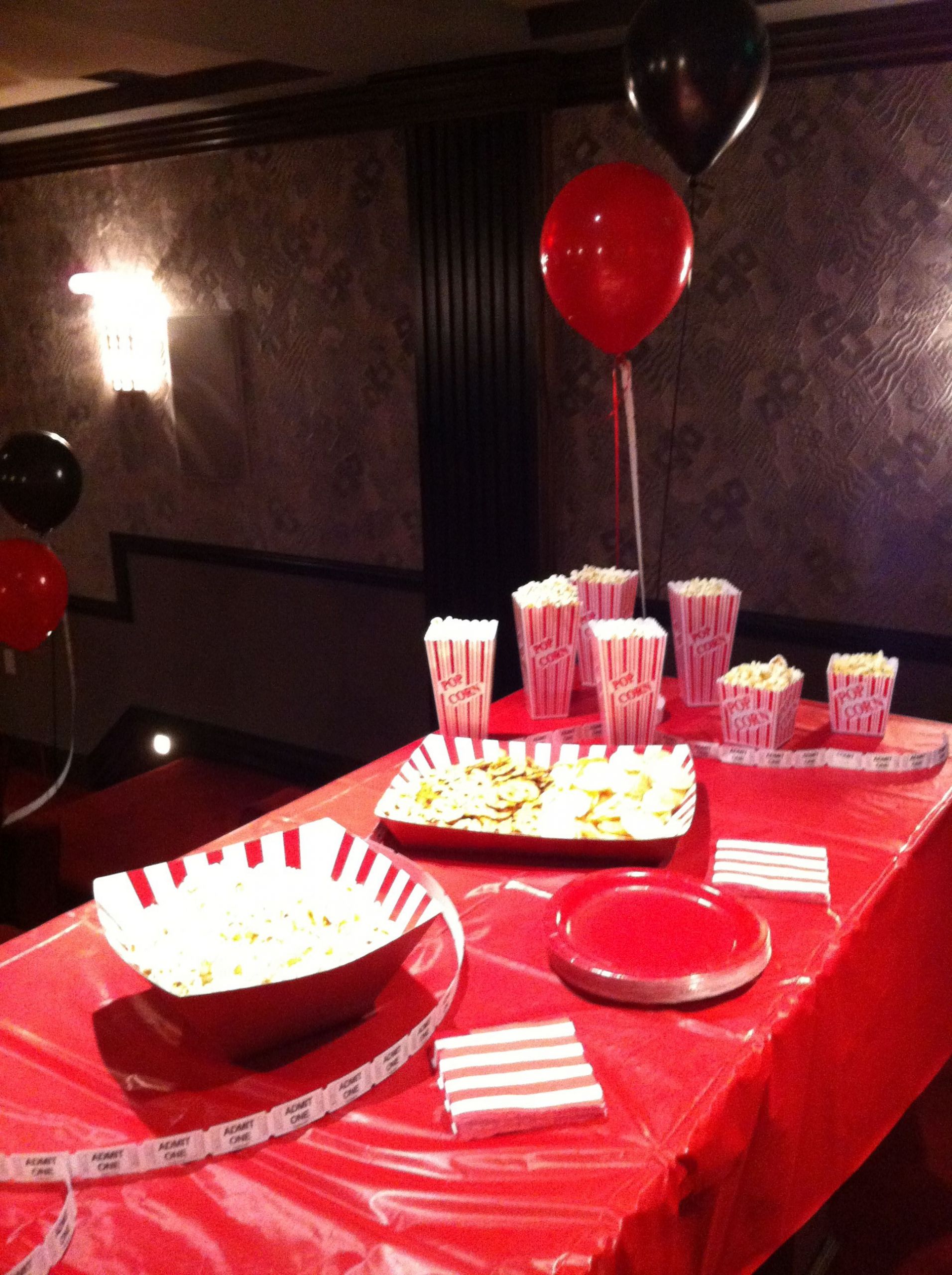 Movie Theatre Birthday Party
 Movie Theatre themed birthday party