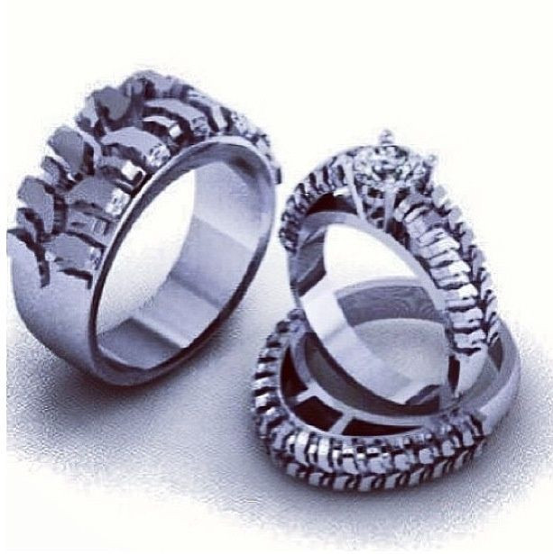 Mudding Wedding Rings
 Mud Tire Wedding Ring