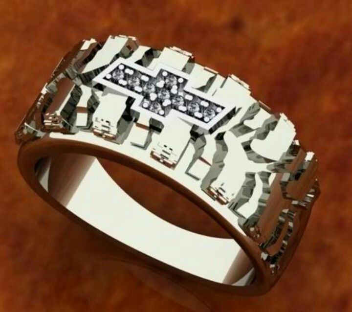 Mudding Wedding Rings
 Chevy wedding band ring husband would like i know he wants