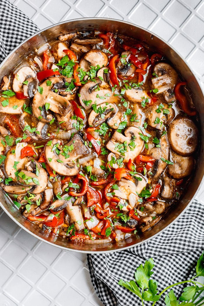Mushroom In Italian
 Italian Sauteed Mushrooms Recipe Oh Sweet Basil