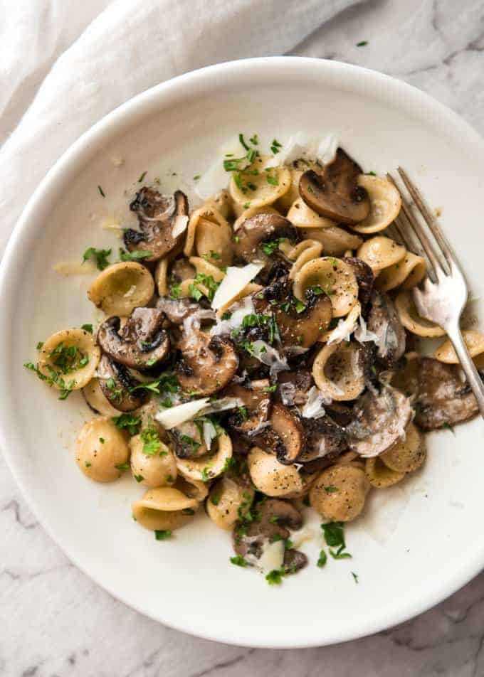 Mushroom In Italian
 Mushroom Pasta