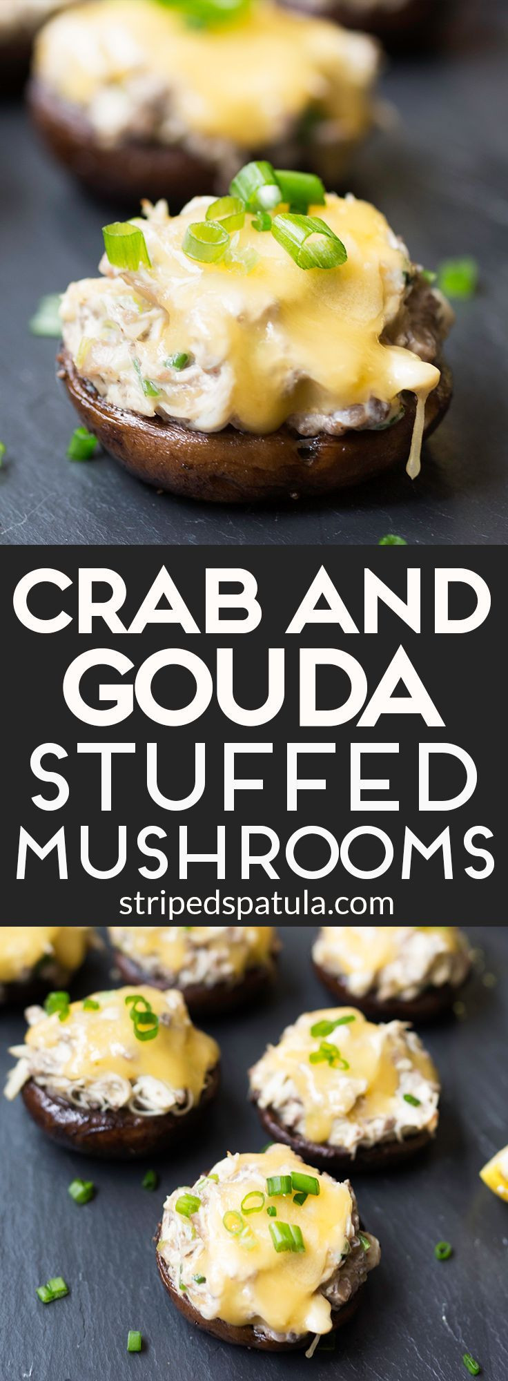 Mushrooms Appetizer Recipe
 Crab Stuffed Mushrooms with Gouda Recipe