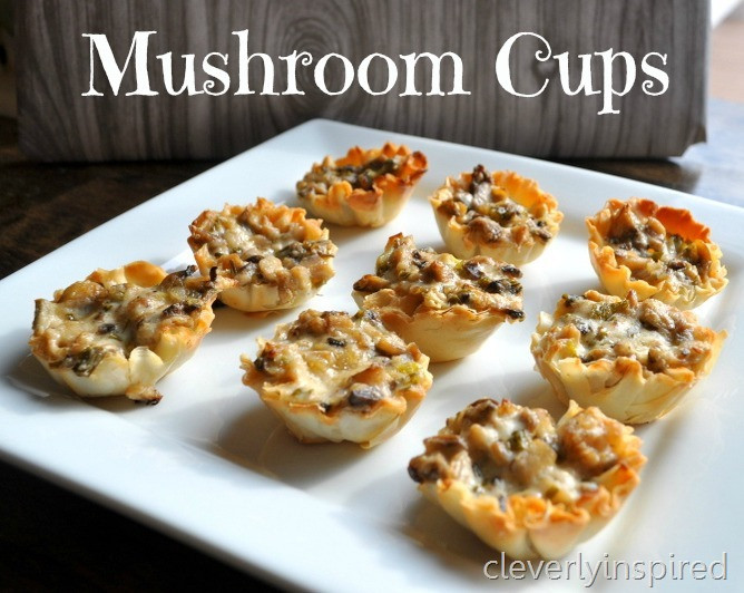 Mushrooms Appetizer Recipe
 Mushroom cups appetizer recipe