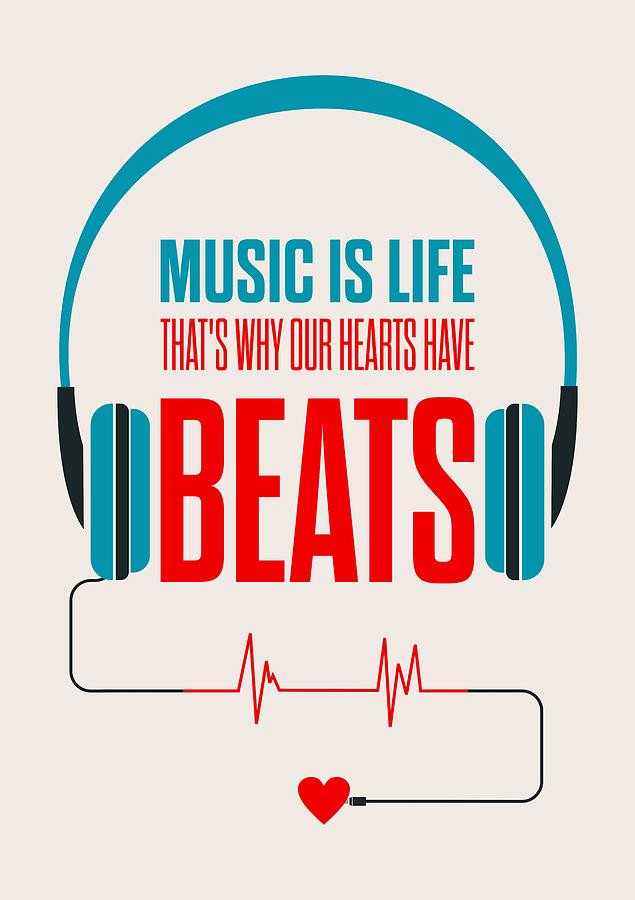 Music And Life Quotes
 Music Life Quotes Poster Digital Art by Lab No 4 The