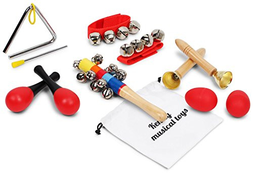Music Gifts For Kids
 Kenley Musical Instruments for Kids Percussion & Rhythm