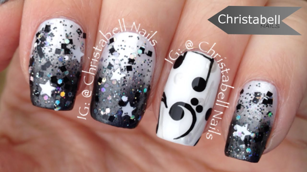 Music Nail Designs
 ChristabellNails Music Note Nail Art Tutorial