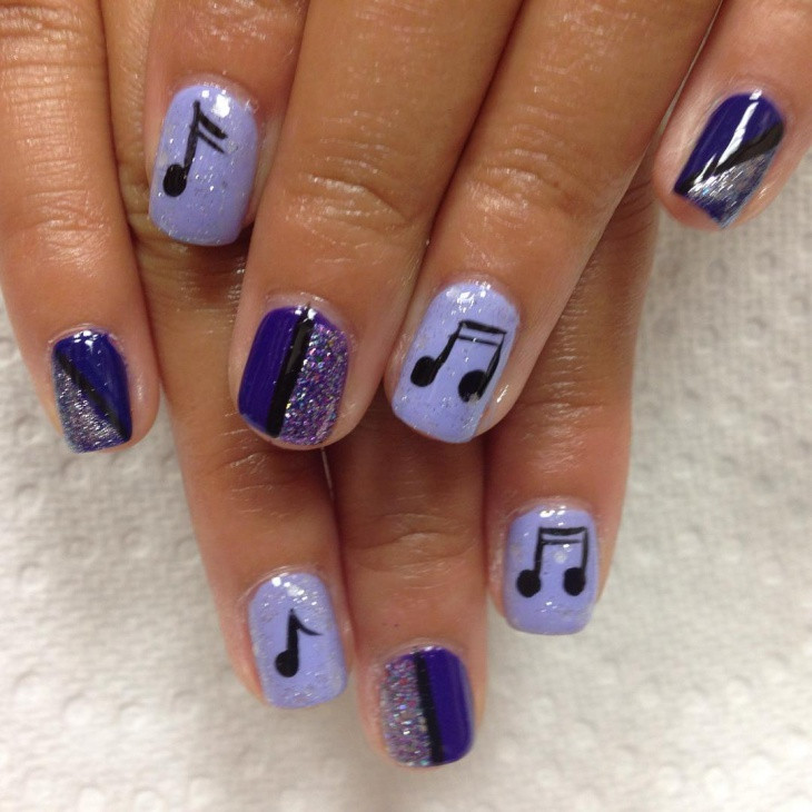 Music Nail Designs
 20 Music Note Nail Art Designs Ideas