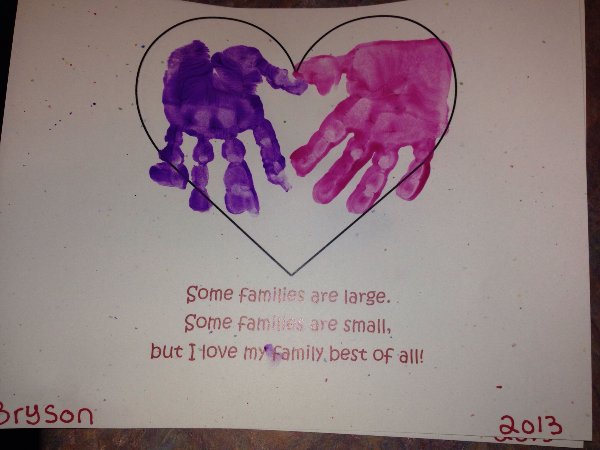 My Family Craft Ideas For Preschool
 I love my family best of all craft for family theme