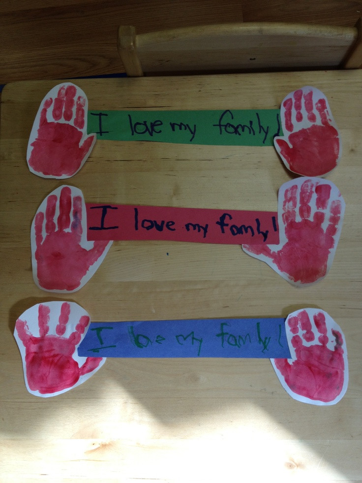 My Family Craft Ideas For Preschool
 Family art preschool thanksgiving
