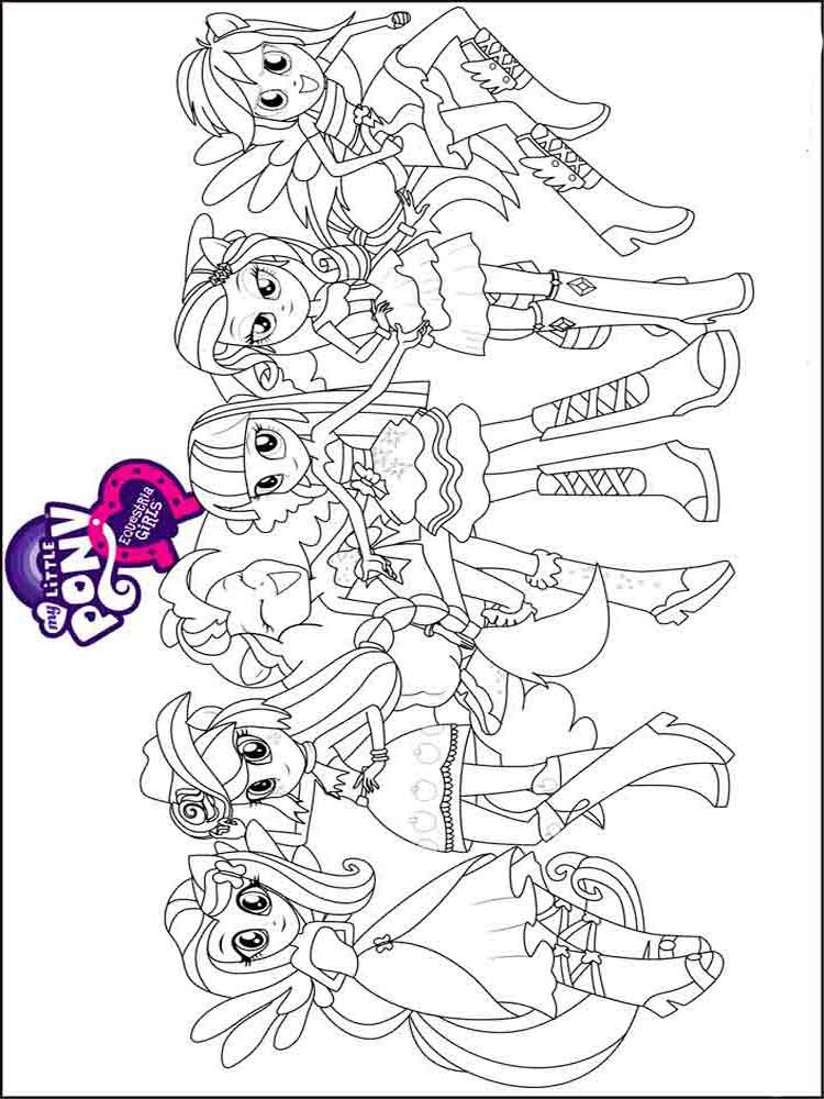 My Little Pony Girls Coloring Pages
 Equestria girls coloring pages Download and print