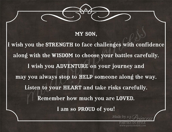 My Son Graduation Quotes
 Awesome Son Graduation Quotes QuotesGram