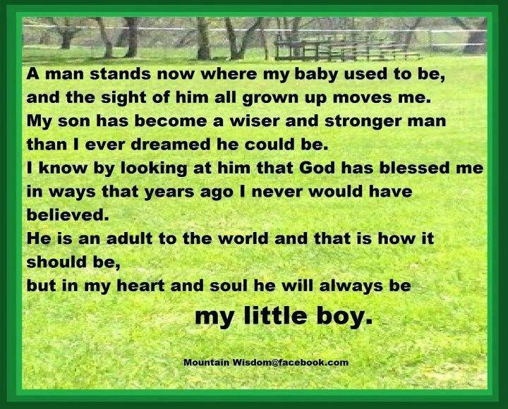My Son Graduation Quotes
 Little Boy Poems And Quotes QuotesGram