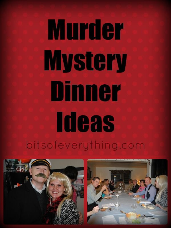 Mystery Dinner Party Ideas
 Murder Mystery Dinner Ideas by Bitsofeverything