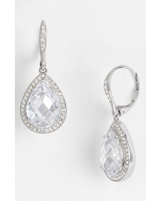 Nadri Earrings Nordstrom
 Nadri Pear Drop Earrings nordstrom Exclusive in Silver