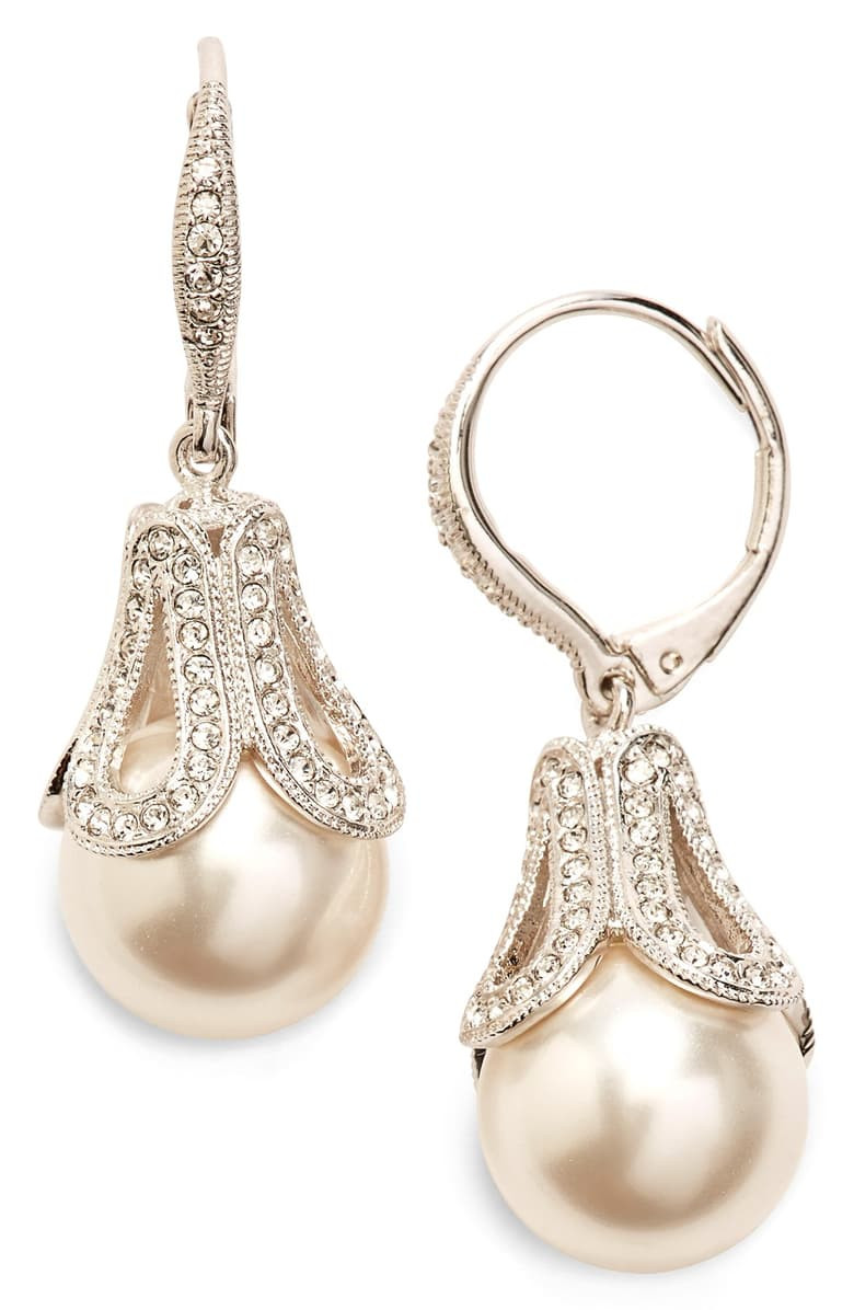 Nadri Earrings Nordstrom
 Nadri Imitation Pearl Drop Earrings