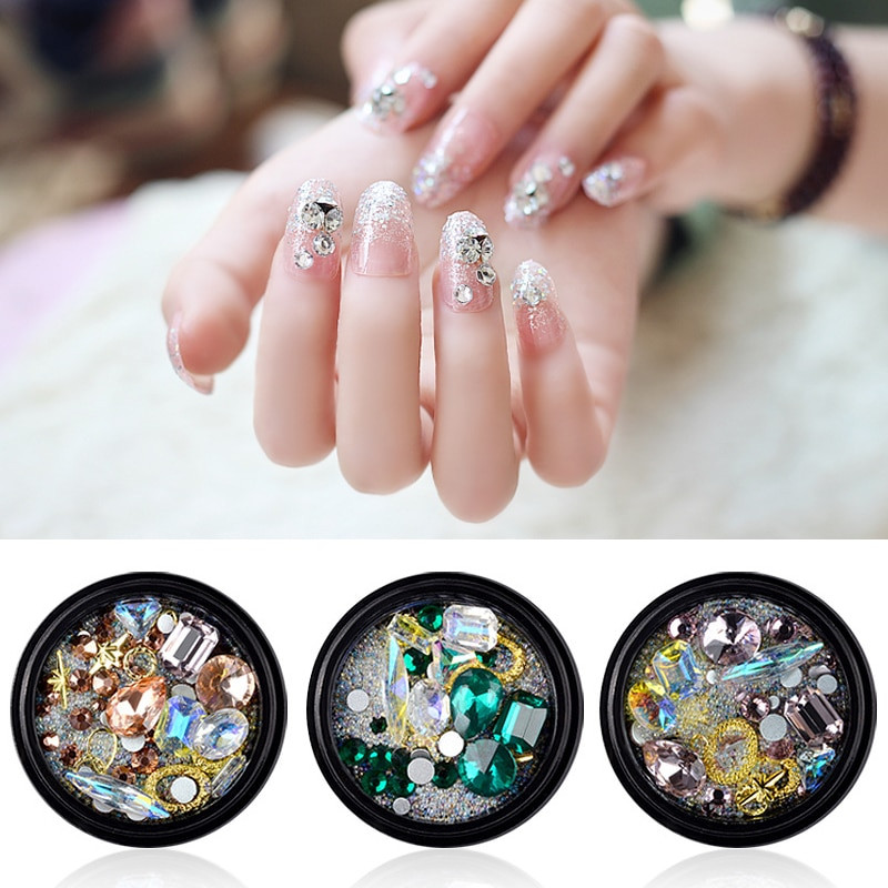 Nail Art Accessories
 Professional Nail Art Accessories Beads for Women Blue