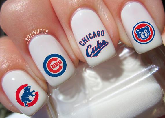 Nail Art Chicago
 Chicago Cubs Nail Decals