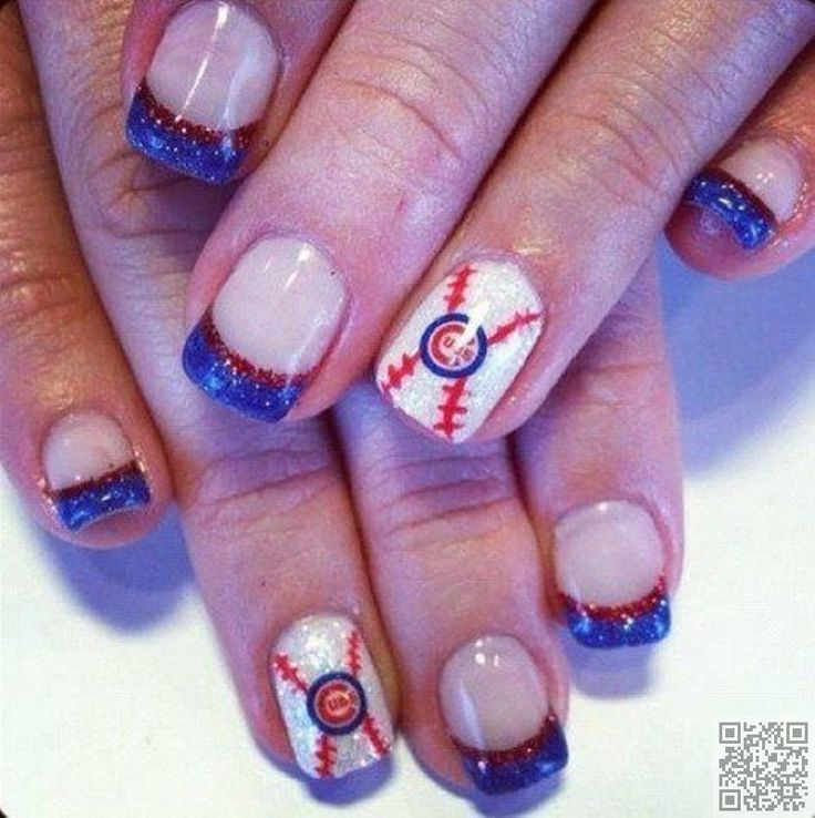 Nail Art Chicago
 24 best Chicago Cubs Nails Hair and Makeup images on