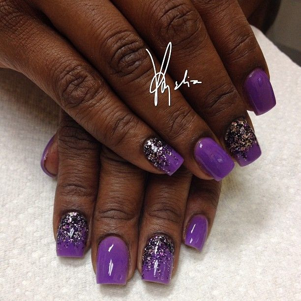 Nail Art Greensboro Nc
 Tammy Taylor colored acrylic over natural nails Purple