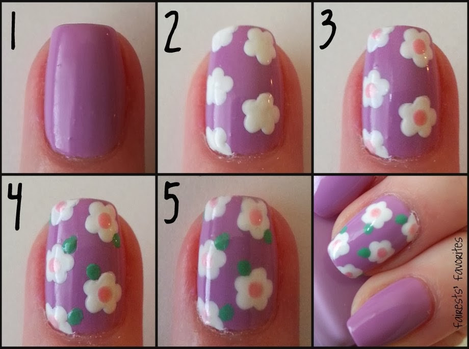 Nail Art Images Step By Step
 Fairest s Favorites NOTD Fresh Floral for Spring